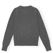 Load image into Gallery viewer, GRAPHIC O-NECK PULL OVER STRAWBERRY FROST GREY
