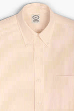 Load image into Gallery viewer, CORPORATE SHIRT BEIGE/WHITE STRIPES
