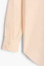 Load image into Gallery viewer, CORPORATE SHIRT BEIGE/WHITE STRIPES
