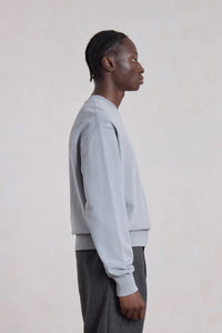 ATHLETIC SWEATSHIRT GREY-BLUE
