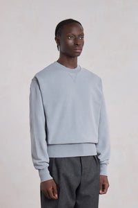 ATHLETIC SWEATSHIRT GREY-BLUE