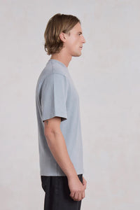 ATHLETIC TEE BLUE GREY