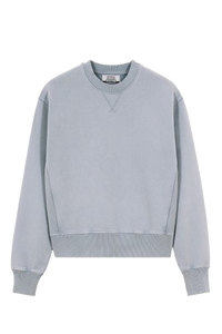 ATHLETIC SWEATSHIRT GREY-BLUE