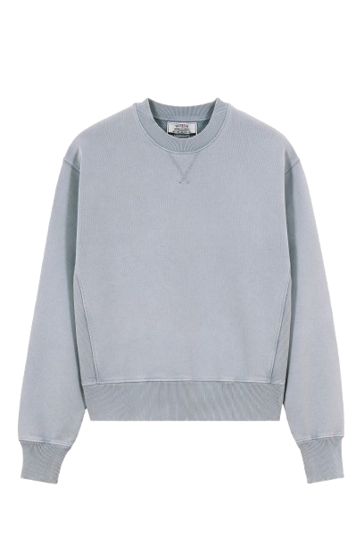 ATHLETIC SWEATSHIRT GREY-BLUE