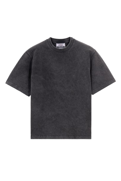 ATHLETIC TEE  FADED BLACK