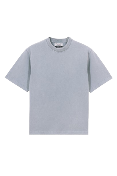 ATHLETIC TEE BLUE GREY