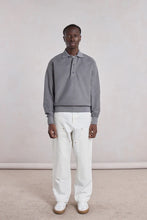 Load image into Gallery viewer, POLO SWEATSHIRT ANTHRACITE GREY
