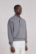 Load image into Gallery viewer, POLO SWEATSHIRT ANTHRACITE GREY
