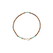 Load image into Gallery viewer, ROSA BEADED NECKLACE TIGERS EYE AVENTURINE
