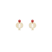Load image into Gallery viewer, SEPHOS EARRINGS CORAL
