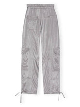 Load image into Gallery viewer, WASHED SATIN PANTS FROST GREY
