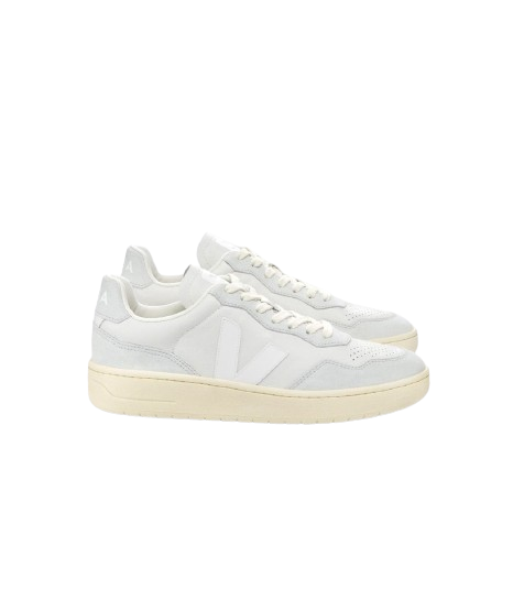 V-90 LEATHER GRAVEL WHITE WOMEN