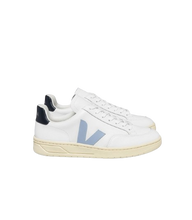 Load image into Gallery viewer, V-12 LEATHER WHITE STEEL NAUTICO WOMEN
