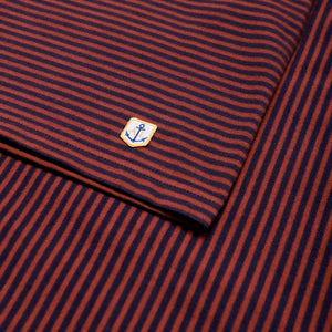 HERITAGE STRIPED T-SHIRT NAVY SEQUOIA