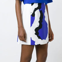 Load image into Gallery viewer, ABSTRACT PRINT PANEL MINI SKIRT
