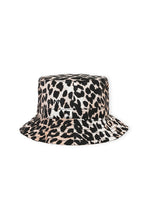 Load image into Gallery viewer, BUCKET HAT RECYCLED TECH FABRIC LEOPARD
