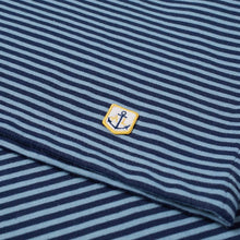 Load image into Gallery viewer, HERITAGE STRIPED T-SHIRT DARK BLUE/STONE
