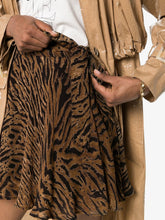 Load image into Gallery viewer, MINI SKIRT PRINTED GEORGETTE TIGER
