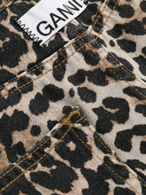 Load image into Gallery viewer, SKIRT PRINT DENIM LEOPARD
