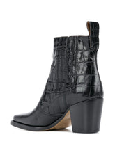 Load image into Gallery viewer, ANKLE BOOTS WESTERN BLACK
