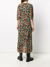 Load image into Gallery viewer, WRAP DRESS PRINTED MESH MULTICOLOUR
