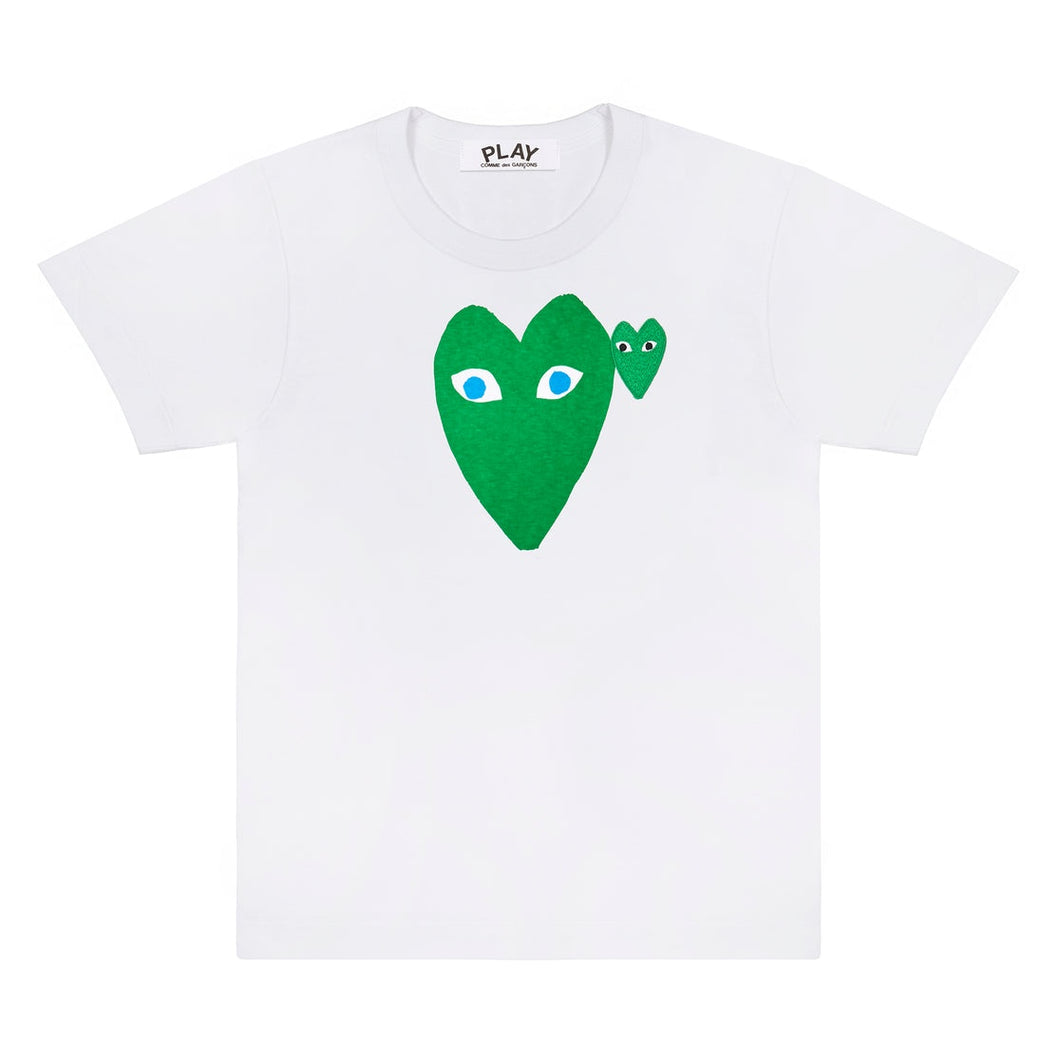 GREEN HEART WITH BLUE EYES T-SHIRT