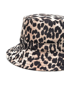 BUCKET HAT RECYCLED TECH FABRIC LEOPARD