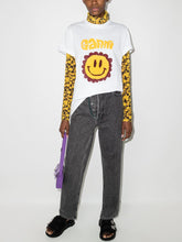 Load image into Gallery viewer, SMILEY FLOWER T-SHIRT BRIGHT WHITE
