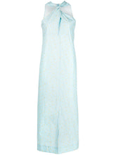 Load image into Gallery viewer, TWIST DRESS COTTON POPLIN CORYDALIS BLUE
