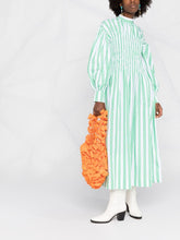 Load image into Gallery viewer, SMOCK DRESS STRIPE COTTON KELLY GREEN
