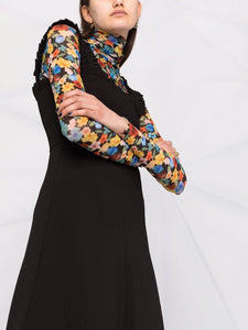 MAXI DRESS HEAVY CREPE BLACK