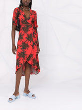 Load image into Gallery viewer, WRAP DRESS HIGH RISK RED
