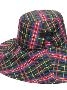 BUCKET HAT RECYCLED TECH MULTICO CHECK