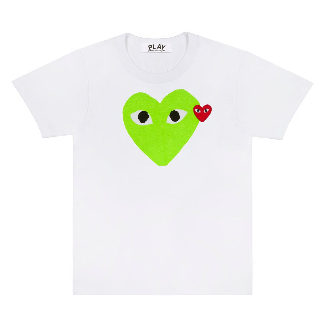 NEON GREEN HEART T-SHIRT