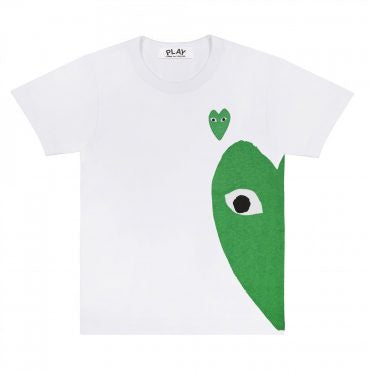 T-SHIRT WITH GREEN SIDE HEART