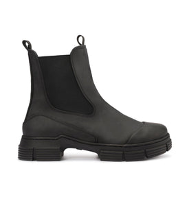 CITY BOOT RECYCLED RUBBER BLACK