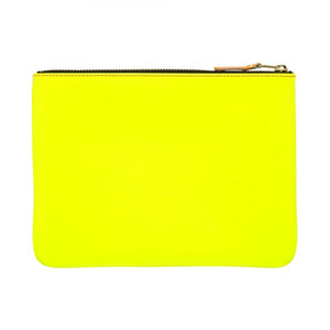 ZIP POUCH SUPERFLUO PINK YELLOW
