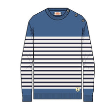 Load image into Gallery viewer, SAILOR SWEATER OZERO BLUE/MILK/NAVY
