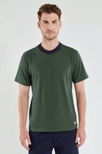 HERITAGE T-SHIRT NAVY/FICUS MEN