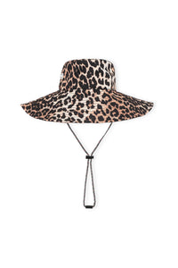 BUCKET HAT TECH FABRIC LEOPARD