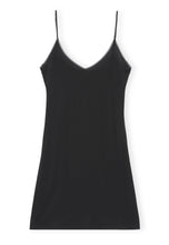 Load image into Gallery viewer, SLIP DRESS RAYON BLACK
