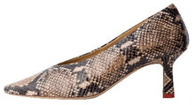 Load image into Gallery viewer, PENELOPE SNAKE PRINT CALF NATURAL
