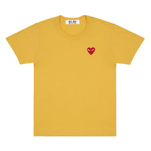 TANGERINE T-SHIRT RED EMBROIDERED HEART