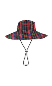 BUCKET HAT RECYCLED TECH MULTICO CHECK