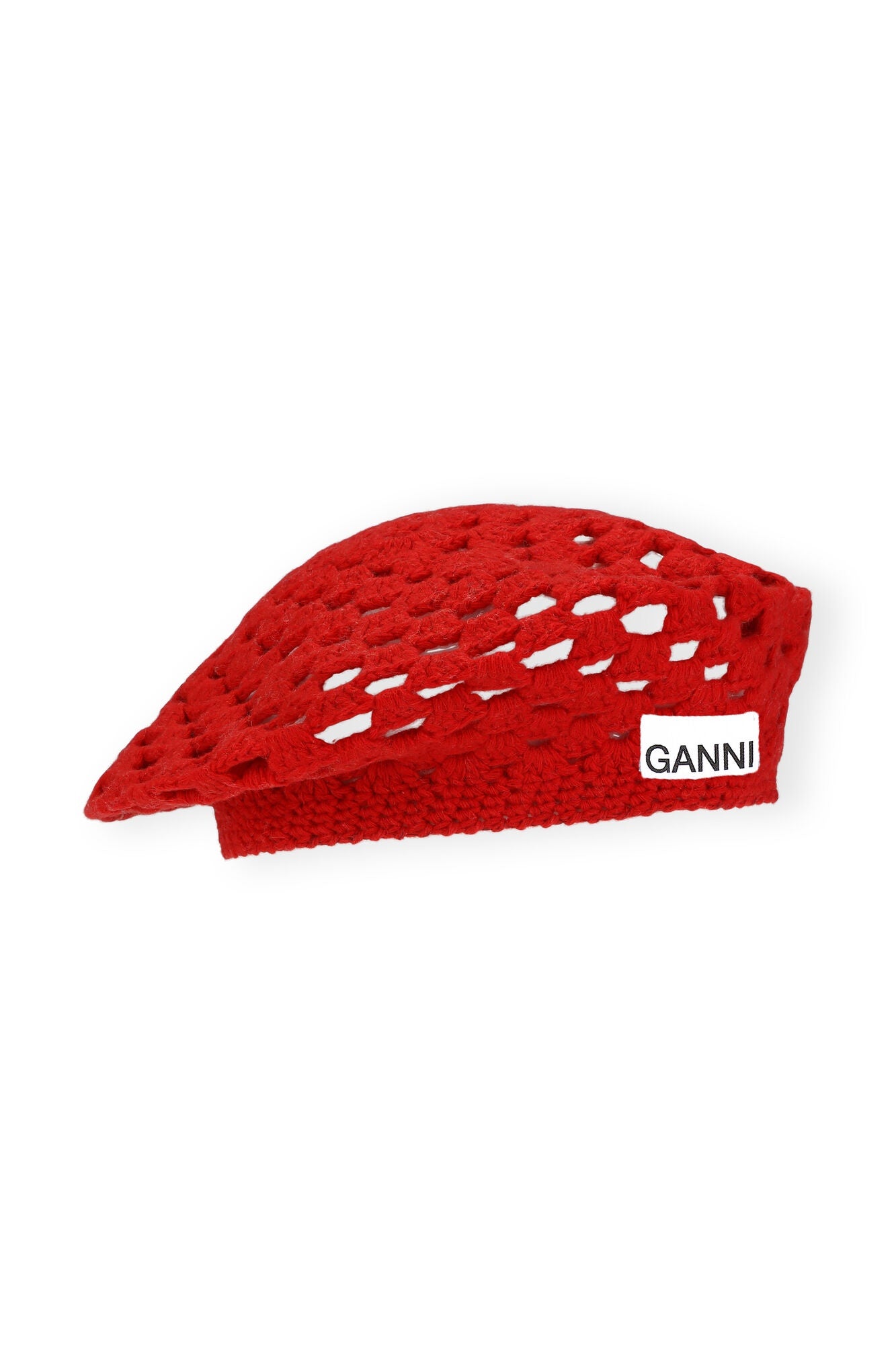 GANNI Lambswool Crochet Beret 関税送料込♪GANNI/Lambswool Crochet Beret - striped (Ganni  main image 3