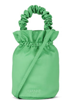 Load image into Gallery viewer, OCCASION RUCHED TOP HANDLE BAG KELLY GREEN
