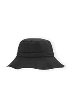 Load image into Gallery viewer, RECYCLED TECH BUCKET HAT BLACK
