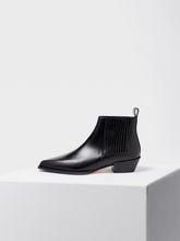 Load image into Gallery viewer, BEA CALF LEATHER ANKLE BOOT BLACK

