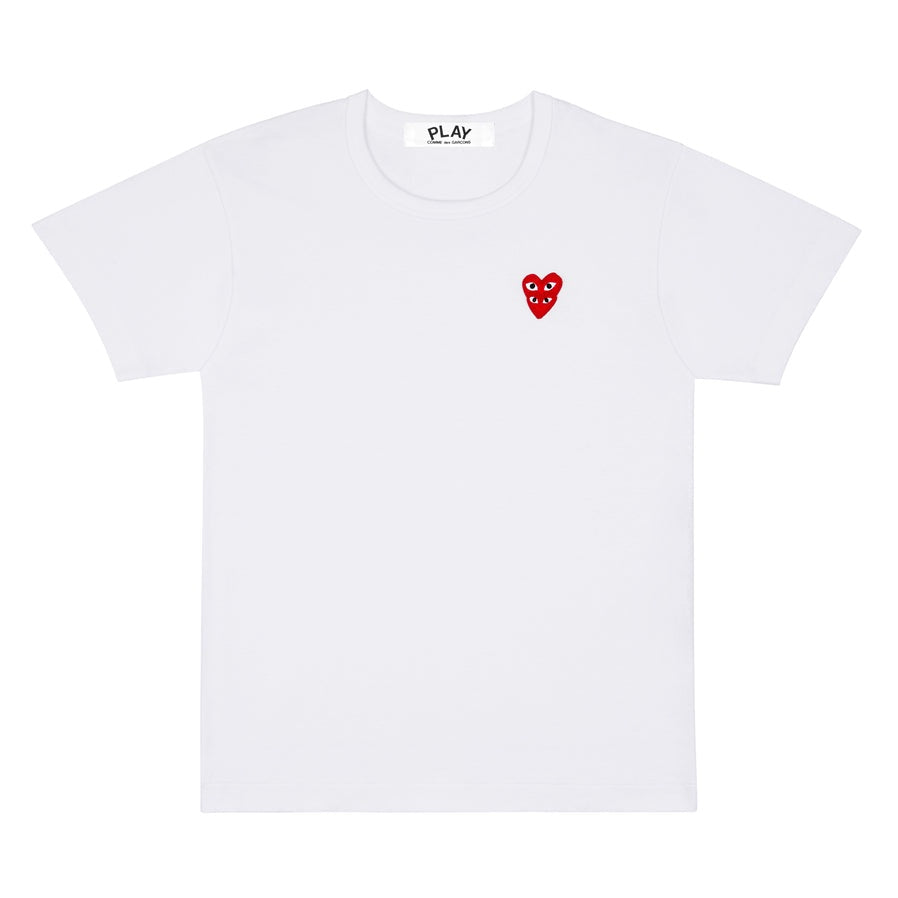 WHITE T-SHIRT HEART ON HEART – Maison Mara