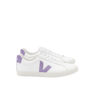 Load image into Gallery viewer, ESPLAR LEATHER WHITE LAVENDER WOMEN
